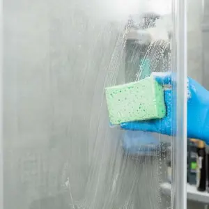 kunststoff-schiebetür der dusche reinigen - mit diesen hausmitteln entfernen sie hartnäckigen kalk und schmutz