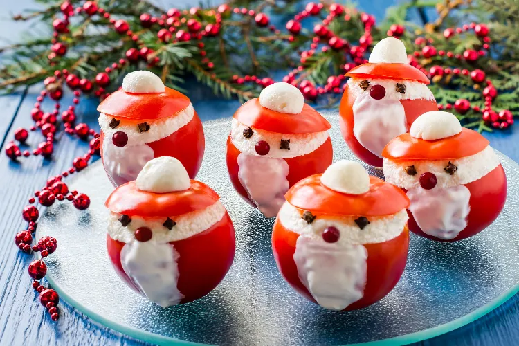 gefüllte tomaten mit käse rezept kalte weihnachtsvorspeisen