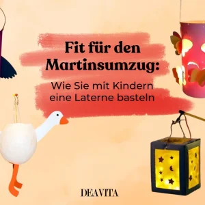 Laterne basteln mit Kindern für den Martinsumzug