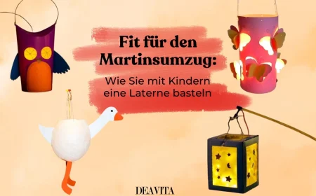 Laterne basteln mit Kindern für den Martinsumzug