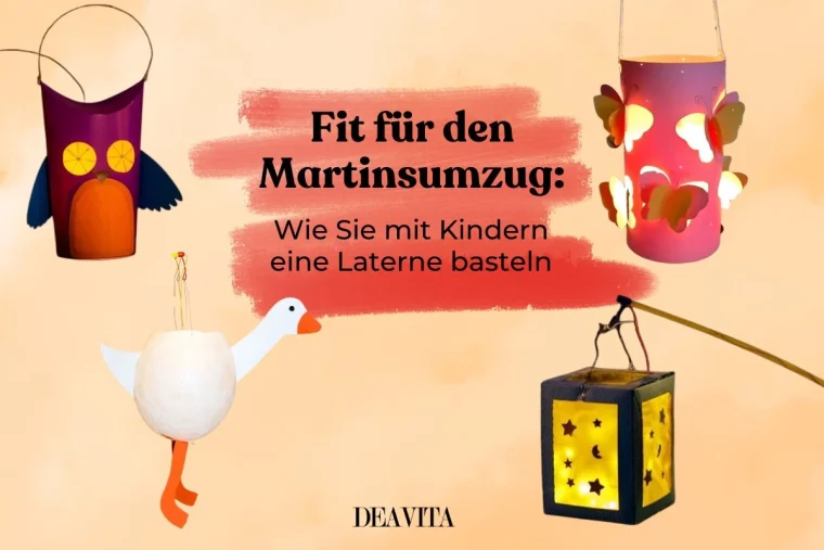Laterne basteln mit Kindern für den Martinsumzug