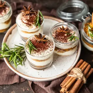 lebkuchen dessert im glas rezept schnelle weihnachtsdesserts