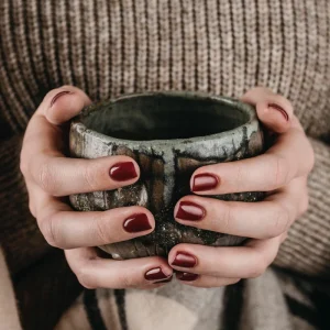 november nägel herbstliches nageldesign