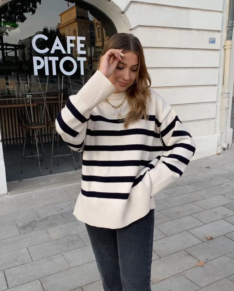 oversized pullover trend 2023 sind skinny jeans zurück