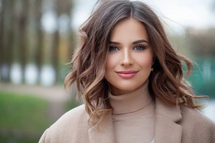 stufige schulterlange haare layered long bob ist eine tolle option