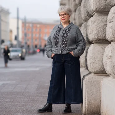 Wintermode Trends Cardigans mit Glitzersteinen