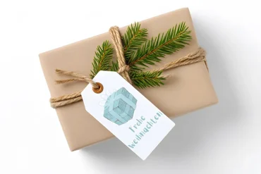 Geschenkanhänger für Weihnachten kostenlos ausdrucken
