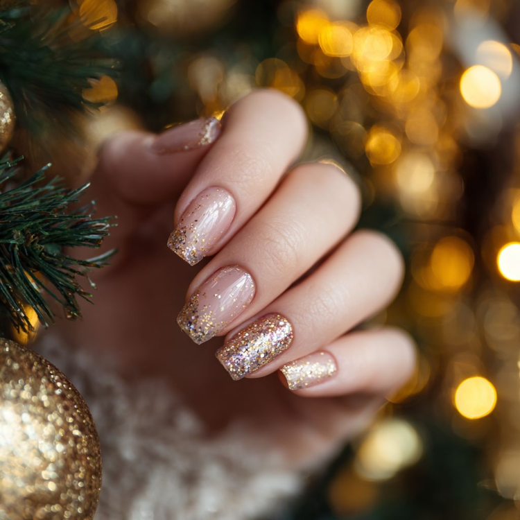 glitzer nägel für silvester 2025