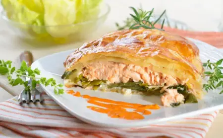 lachs im blätterteig mit spinat und frischkäse hauptgericht weihnachtsessen