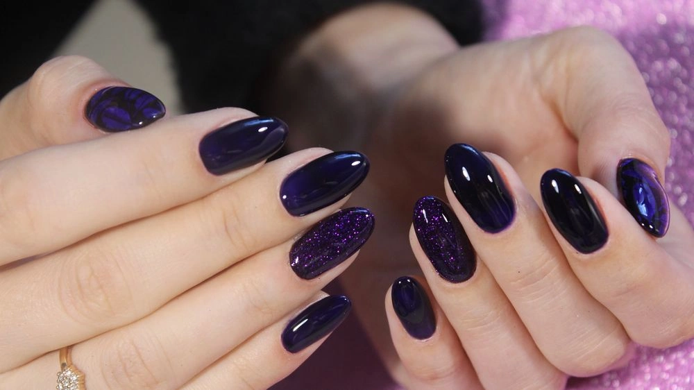 patent leather nails