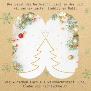 schöne weihnachtszeit mit bildern im rustikalen stil