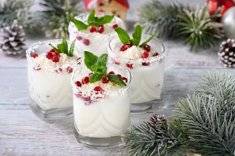 white christmas mohito ohne alkohol mit kokosgeschmack