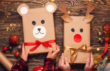 wie geschenkpapier selbst gestalten geschenke zu weihnachten verpacken