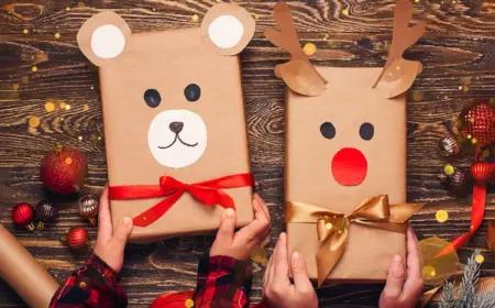 wie geschenkpapier selbst gestalten geschenke zu weihnachten verpacken
