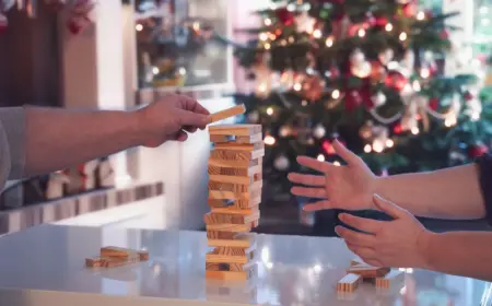 zu zweit oder mit mehreren teilnehmern jenga spiele für die weihnachtsfeier organisieren