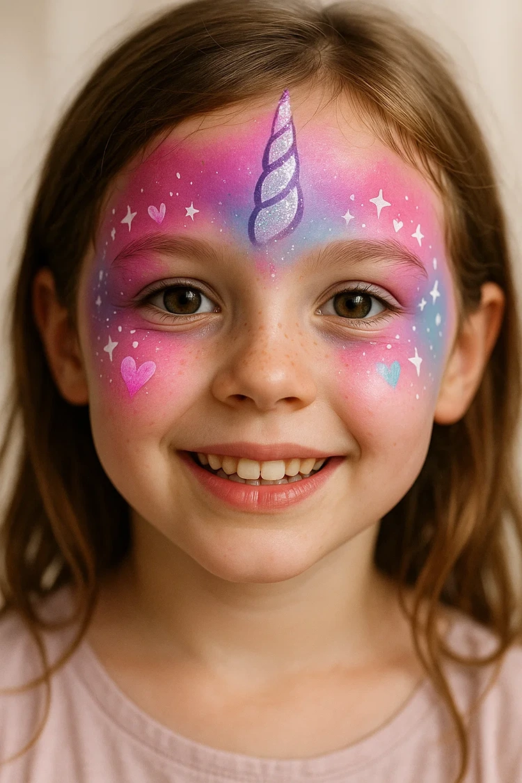 einhorn schminken kinder halloween