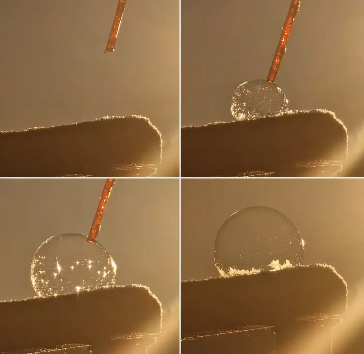 gefrorene seifenblasen selber machen mit einfacher anleitung