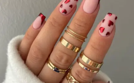 matte nagelkunst liegt im trend