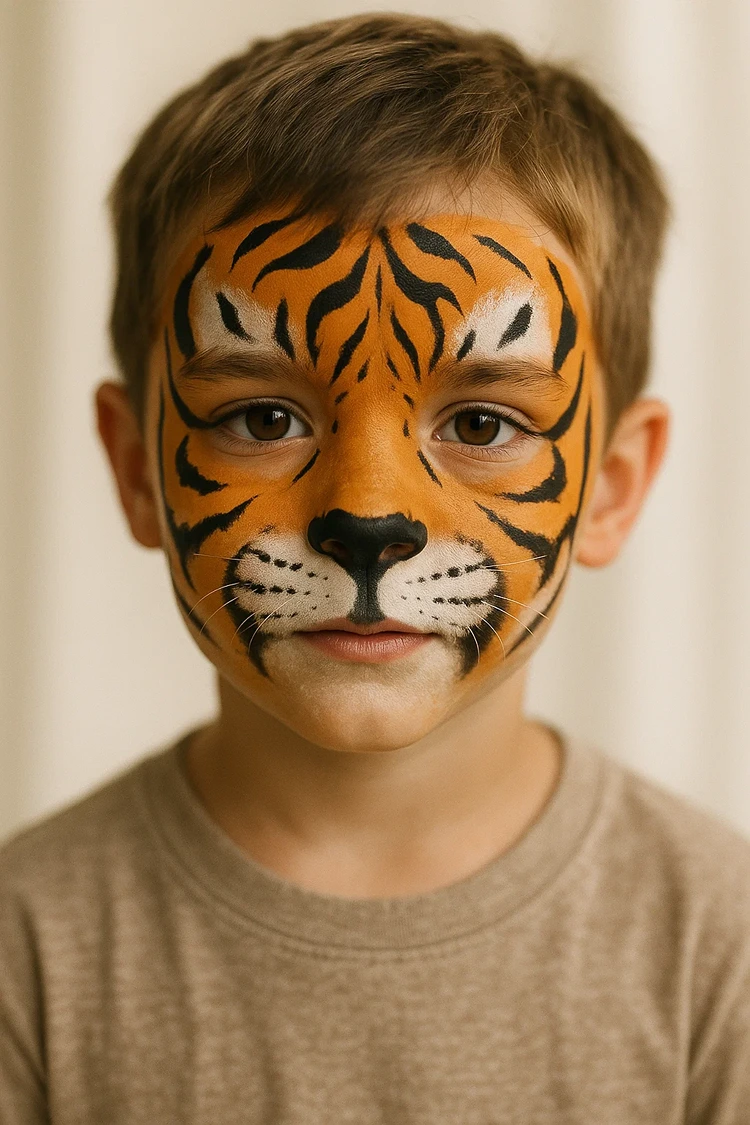 tiere schminken kinder tiger