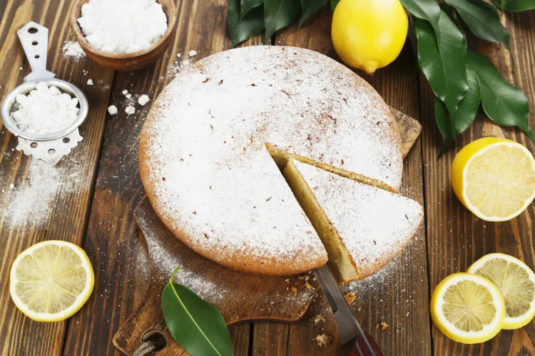 torta di limone rezept italienischer zitronenkuchen backen