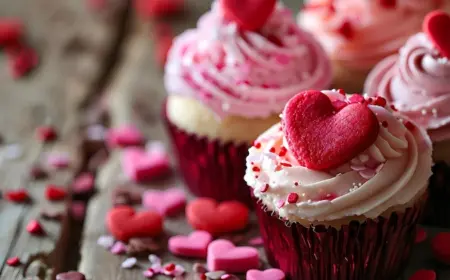 cupcakes zum valentinstag dekrieren einzigartige ideen