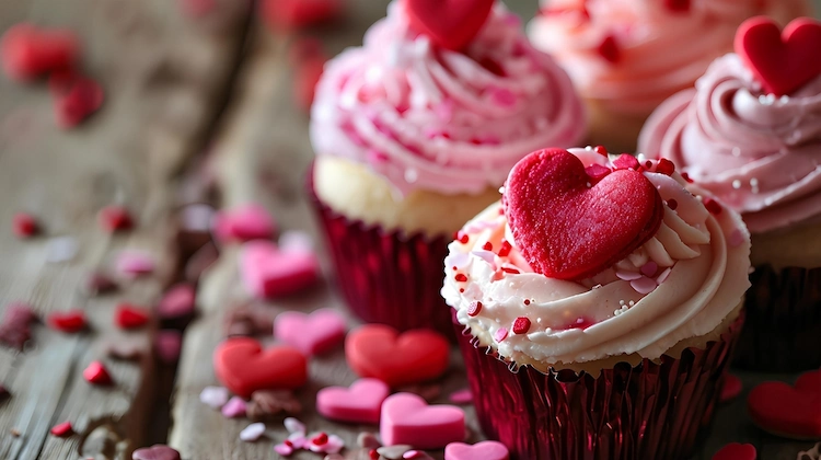 cupcakes zum valentinstag dekrieren einzigartige ideen