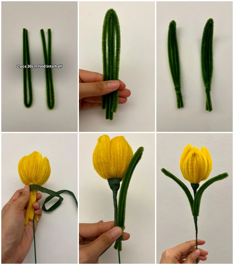 pfeifenputzer tulpen anleitung