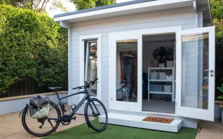 gerätehaus optimiert den stauraum im garten