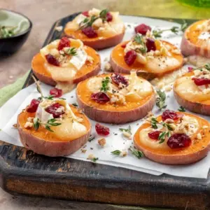 süßkartoffel bruschetta als alternative zum klassiker