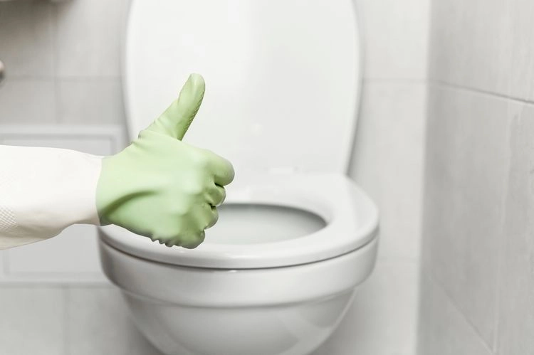 Mundspüllösung zum Desinfizieren von Toilettenschüsseln