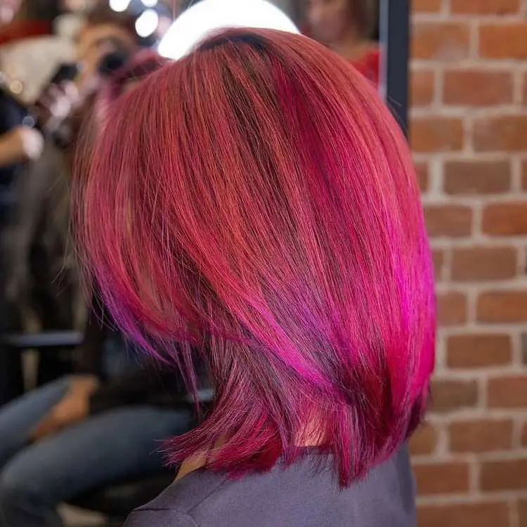 v cut für mittellange haare in beliebiger farbe