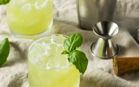 Gin Smash Basil - der weltbekannte Cocktail aus Deutschland