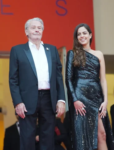 alain delon und seine tochter anouchka 2019 in cannes