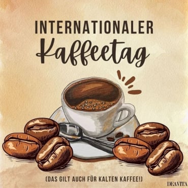 Am 1. Oktober ist internationaler Kaffeetag