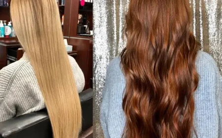 Blonde Haare Kupfer färben - Tipps und Bilder Vorher Nachher