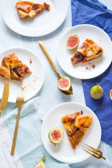 die feigen galette ist ein einfaches spätsommerdessert