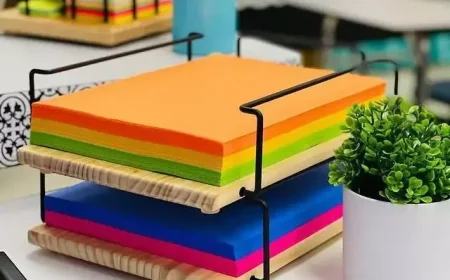 Idee zum Verstauen von Buntpapier oder Heftern und Lehrbüchern