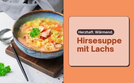 hirsesuppe mit fisch und gemüse