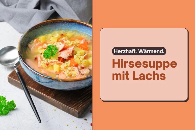 hirsesuppe mit fisch und gemüse