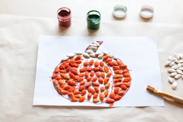 Was-kann-man-basteln-mit-K-rbiskernen-um-sie-zu-verwerten-Kreative-Ideen-f-r-Kinder-Erwachsene