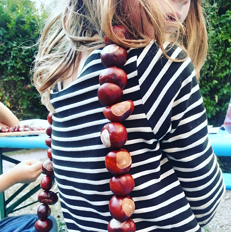 Natürliche Ketten für Kinder zum Spielen oder als Schmuck