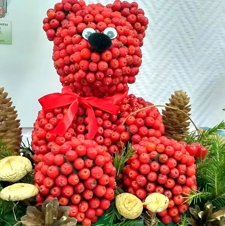 Bär gestalten in 3D als Herbstdeko oder essbares Geschenk