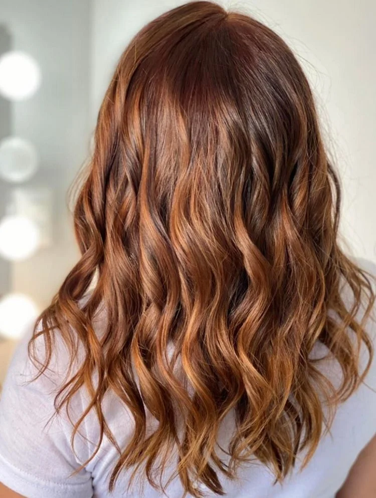 cinnamon hair sehr moderne, herbstliche haarfarbe