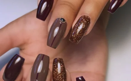 Espresso Nails - trendige Nägel in Braun für den Herbst 2024