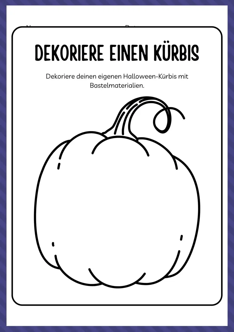 gestalte deinen eigenen halloween kürbis