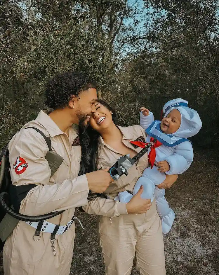 Ghostbusters Gruppenkostüm für Familie mit Baby