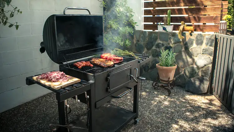 großer offset smoker grill für das ultimative barbecue erlebnis