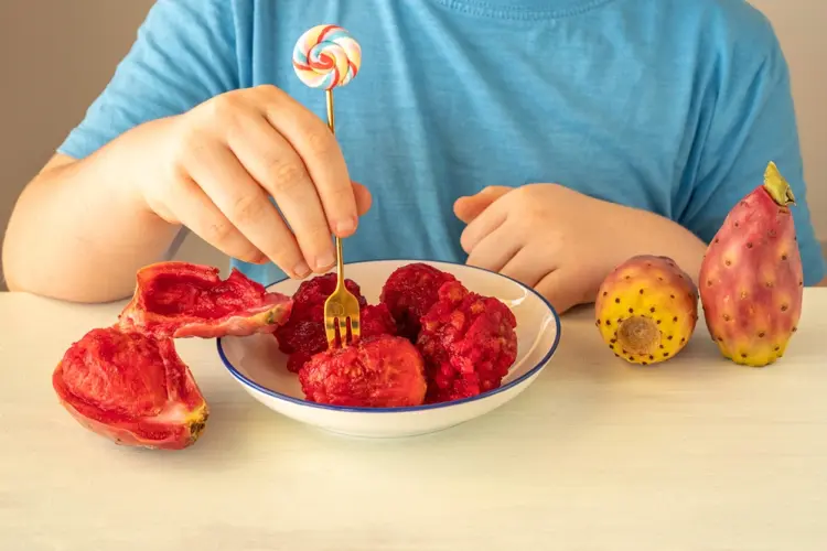 kaktusfeigen als süßer snack