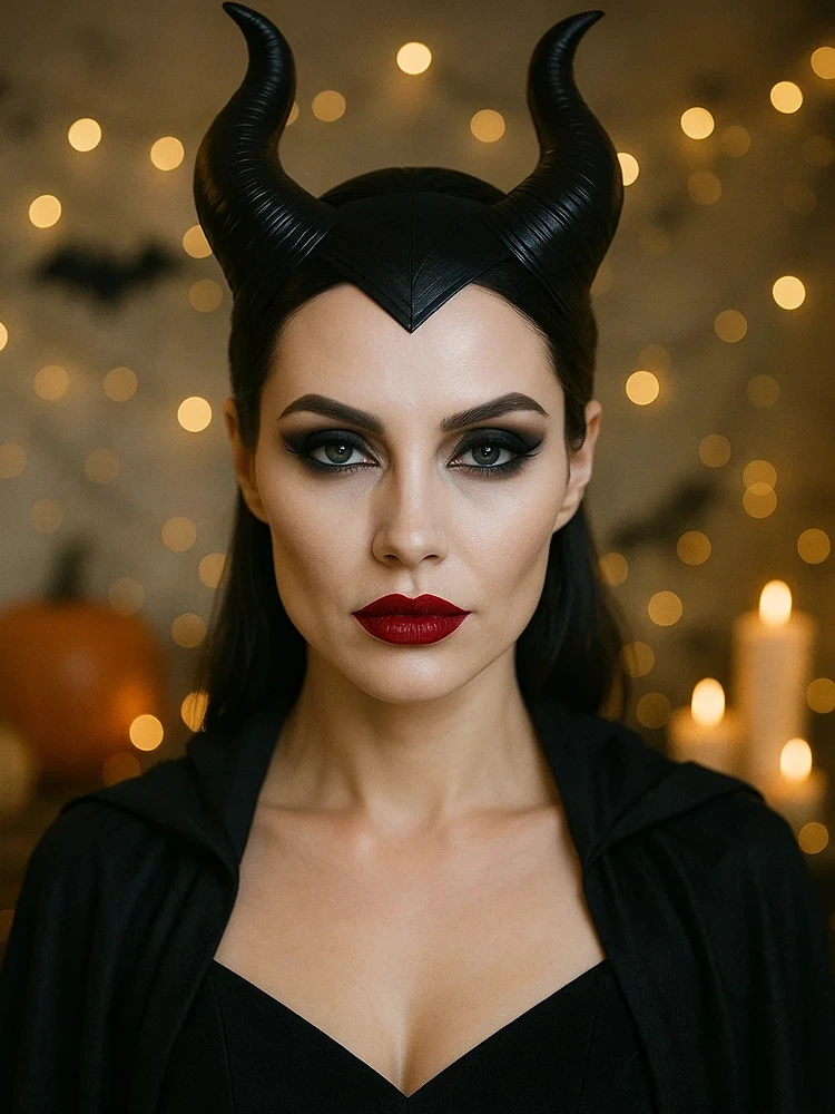 maleficent schminke und kostüm halloween
