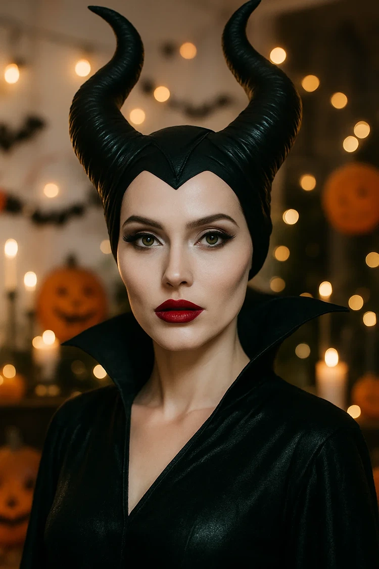 maleficent schminken halloween anleitung